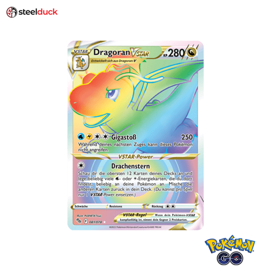 Dragoran VSTAR (081/078) Pokémon Go - Rainbow Rare