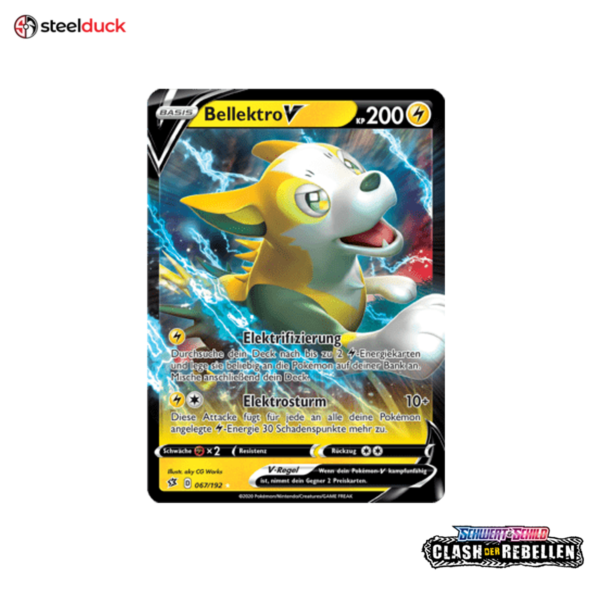Bellektro V (067/192) Clash der Rebellen - Holo Rare V