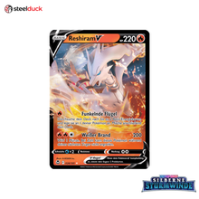 Reshiram V (024/195) Silberne Sturmwinde - Holo Rare V