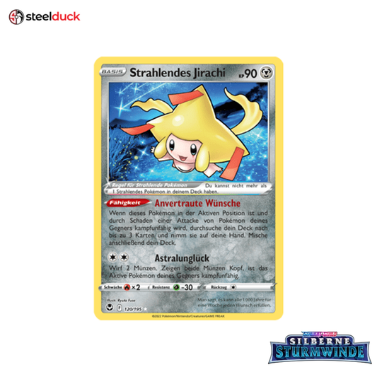 Strahlendes Jirachi (120/195) Silberne Sturmwinde - Shiny Rare