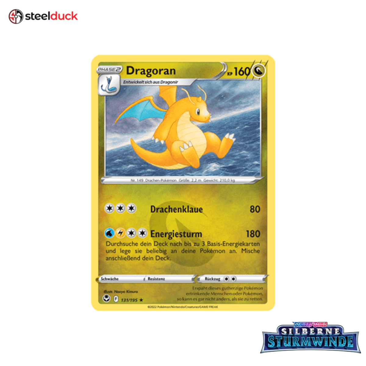 Dragoran (131/195) Silberne Sturmwinde - Holo Rare