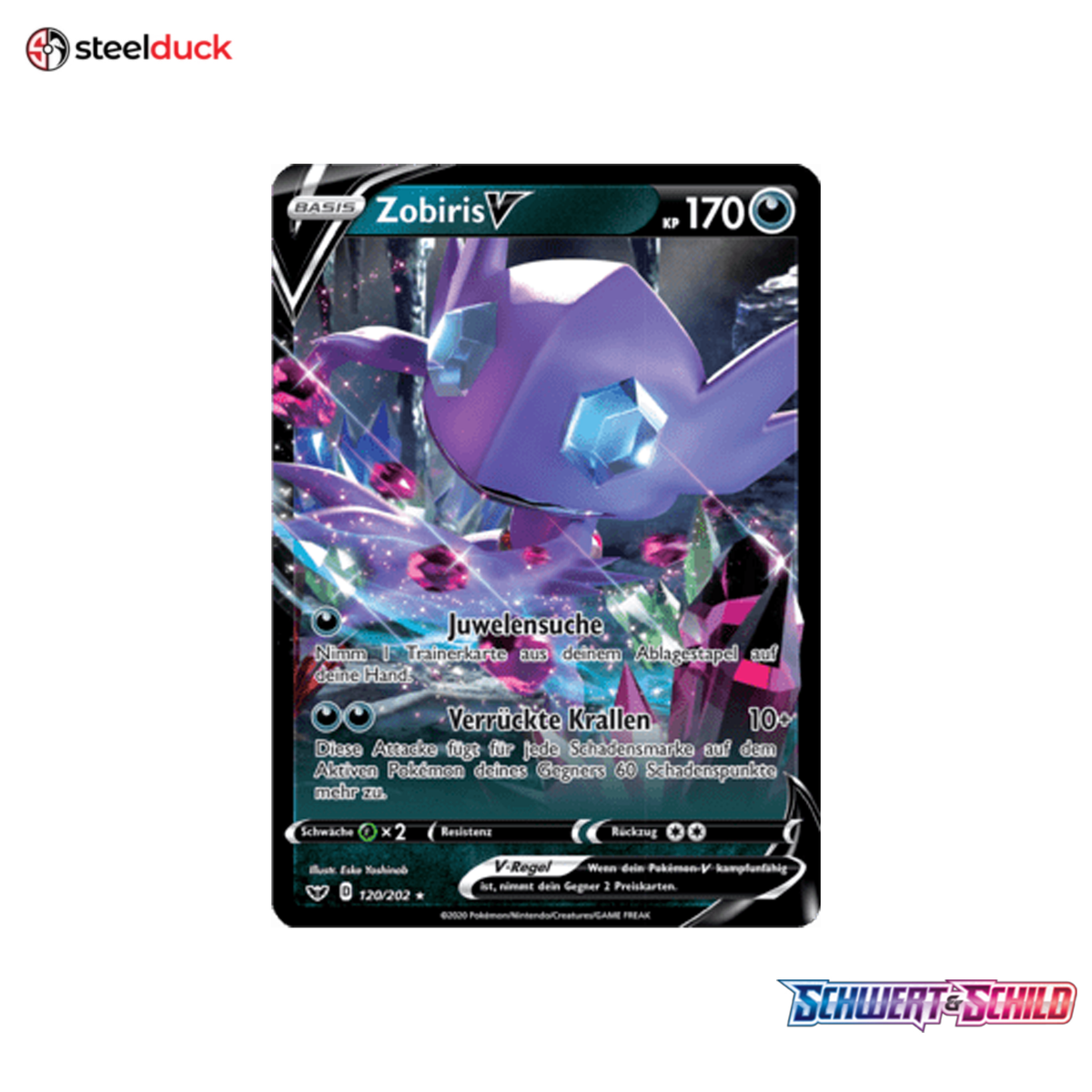 Zobiris V (120/202) Schwert & Schild - Holo Rare V