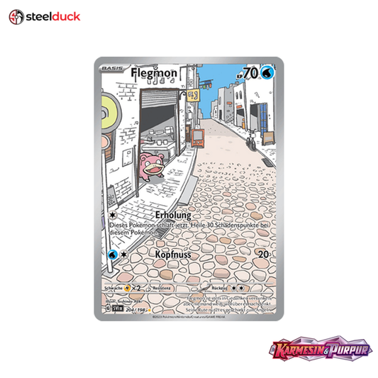 Flegmon (204/198) Karmesin & Purpur - Illustration Rare