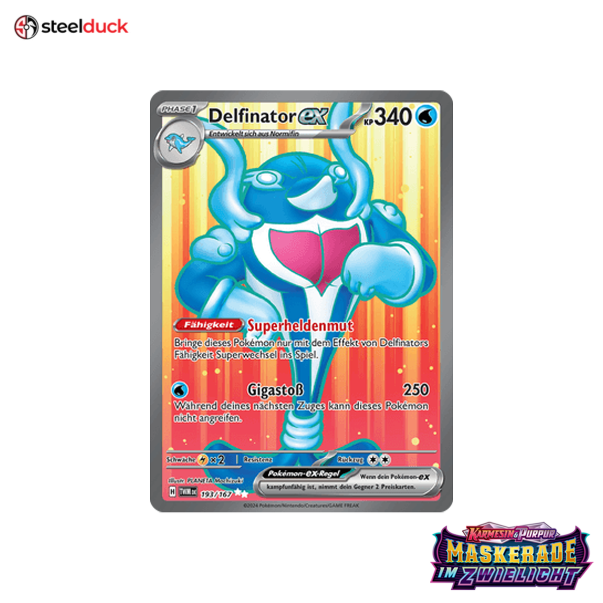 Delfinator ex (193/167) Maskerade im Zwielicht - Ultra Rare