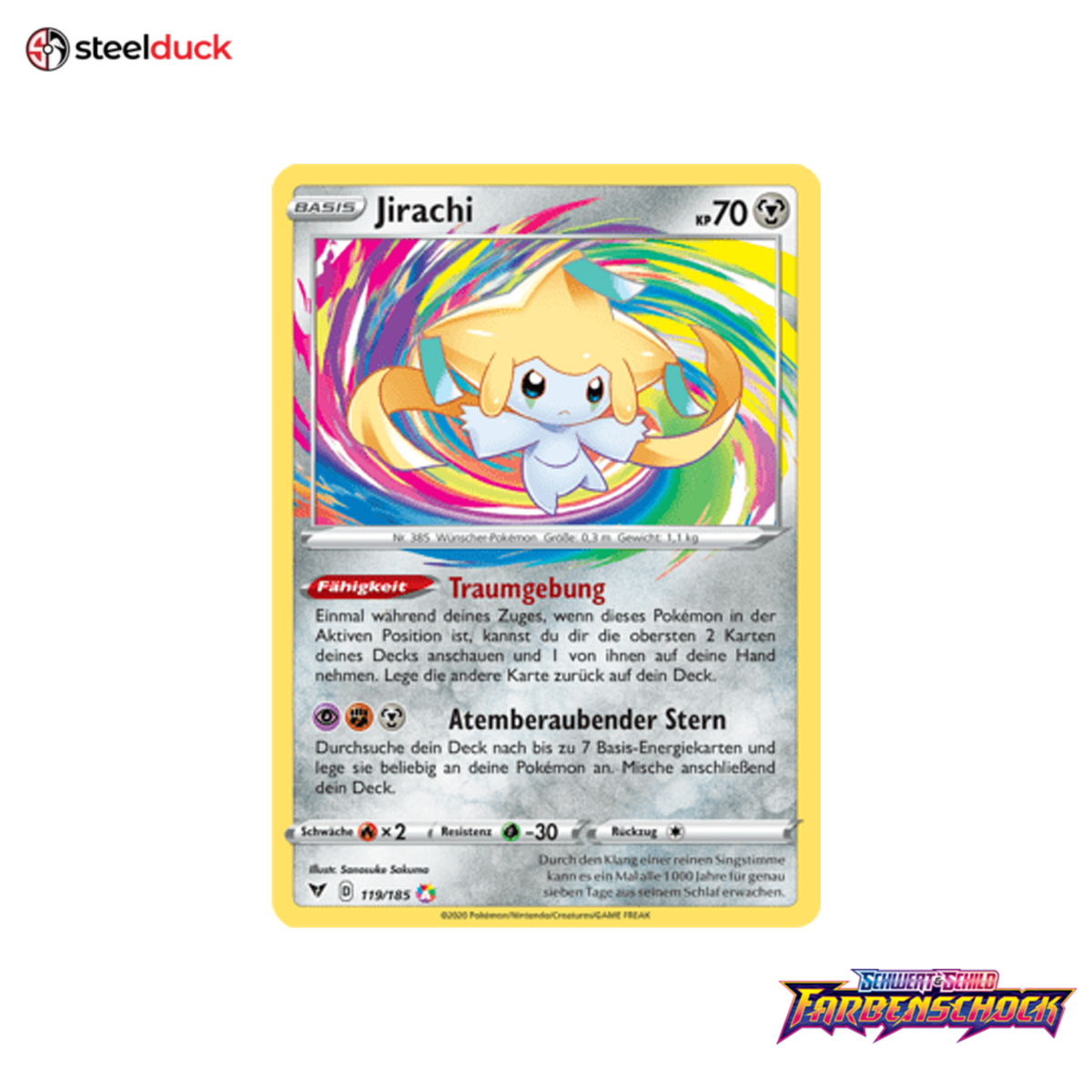 Jirachi (119/185) Farbenschock - Amazing Rare