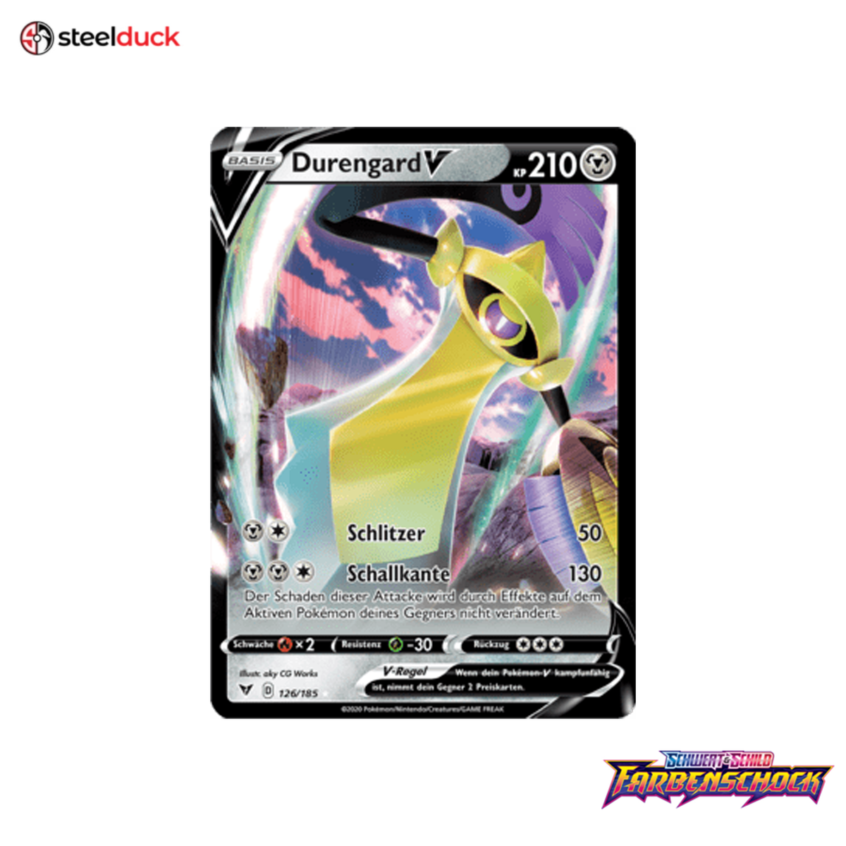 Durengard V (126/185) Farbenschock - Holo Rare V