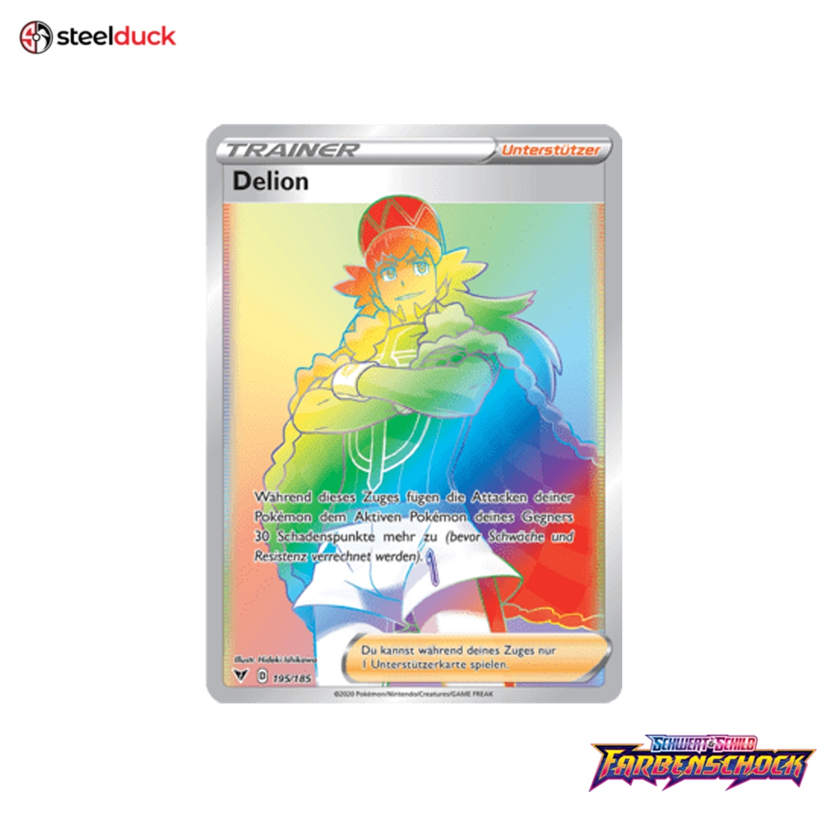 Delion (195/185) Farbenschock - Rainbow Rare