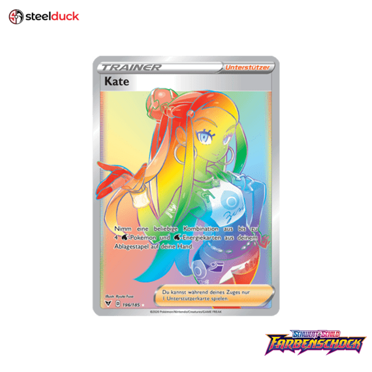 Kate (196/185) Farbenschock - Rainbow Rare