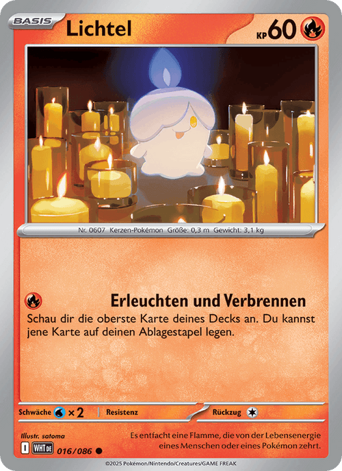 Weiße Flammen Nr. 16
