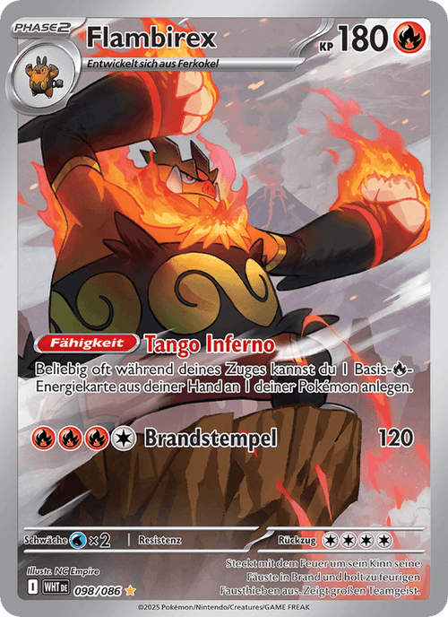 Weiße Flammen Nr. 98