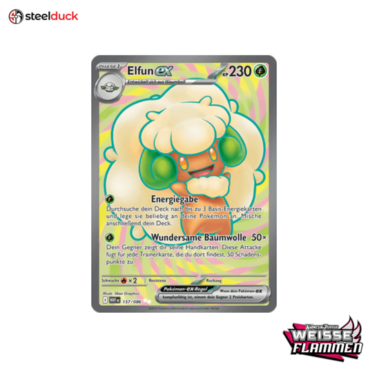 Elfun ex (157/086) Weiße Flammen - Ultra Rare