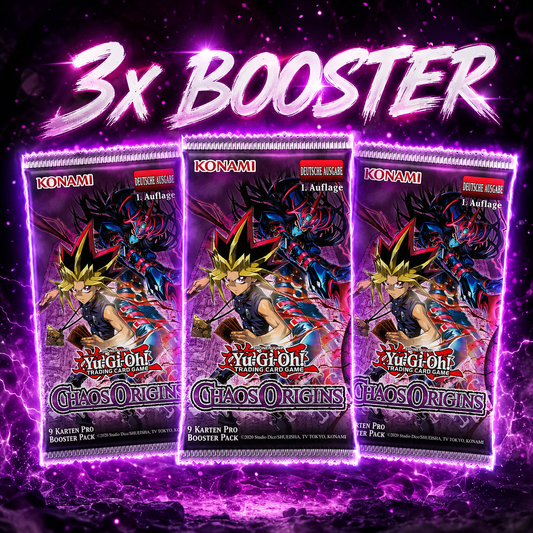 Yu-Gi-Oh! - Chaos Origins - 3x Booster Bundle (Deutsch)