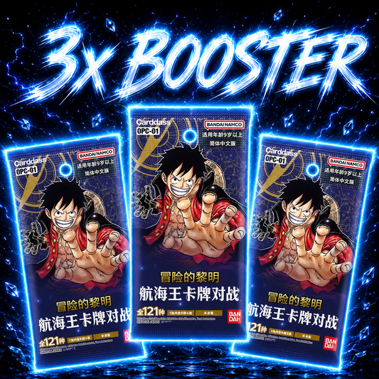 One Piece OPC01 Romance Dawn - 3x Booster (S-CH)