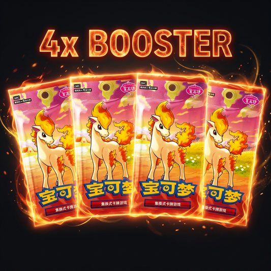 Pokémon - 4x Gem Pack Booster Vol. 4 Booster Bundle (CHN)