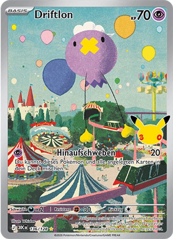 Driftlon (136/128) 30 Jahre - Illustration Rare