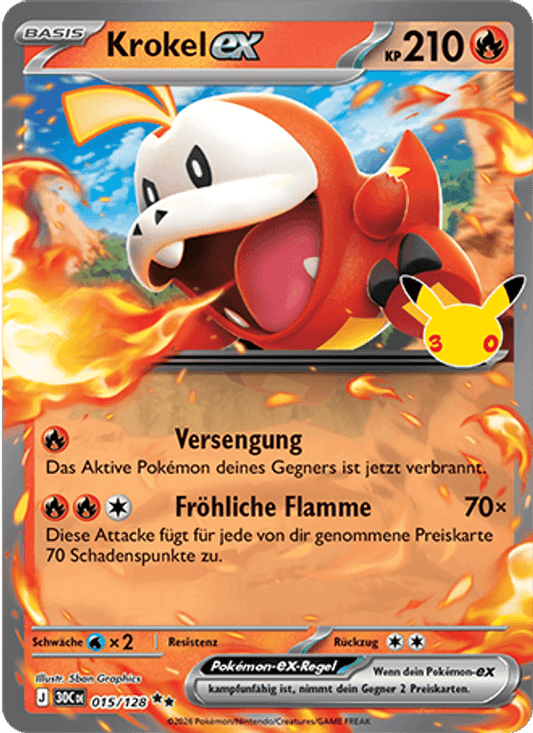 Krokel ex (015/128) 30 Jahre - Double Rare