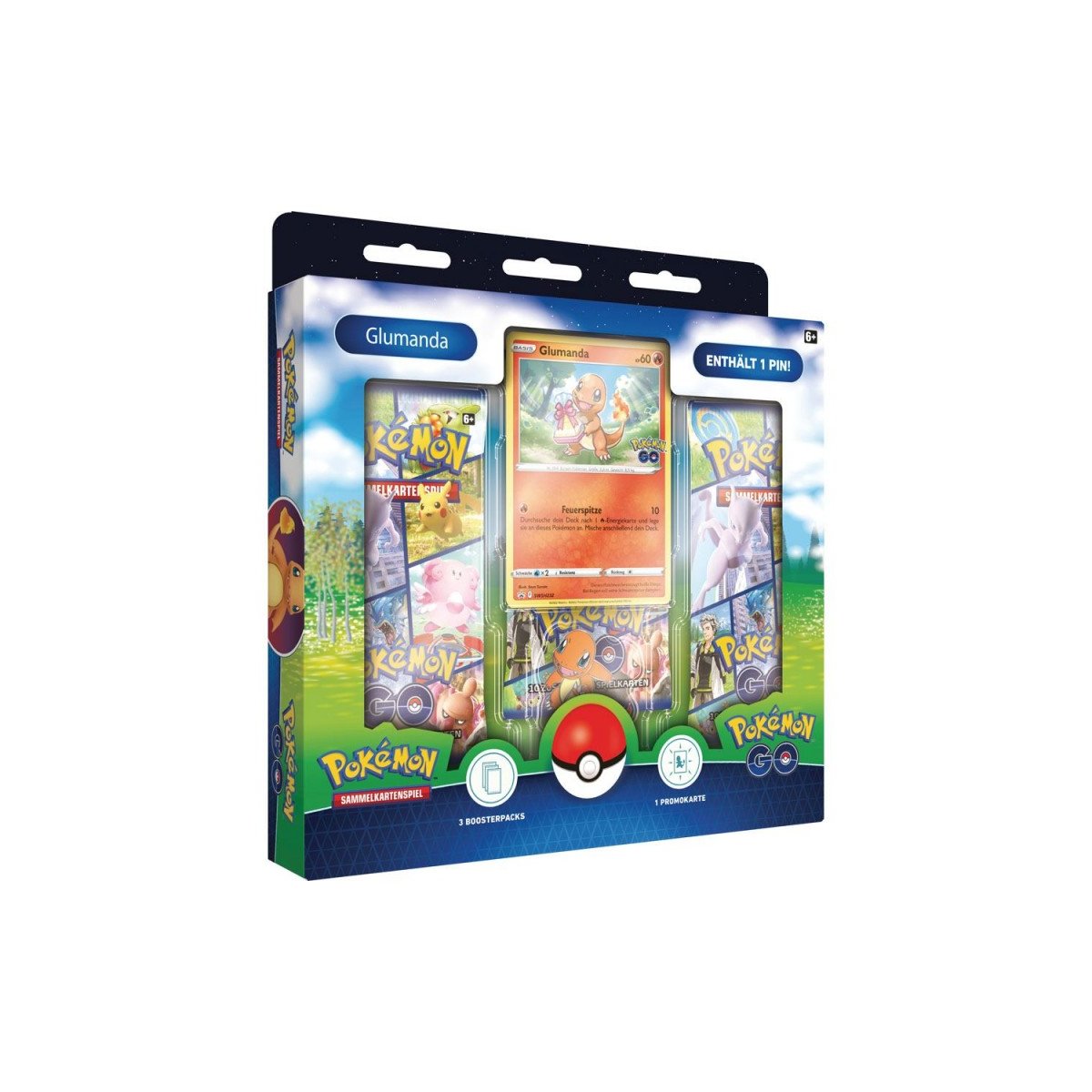 Pokémon GO Pin Box Glumanda (DE)