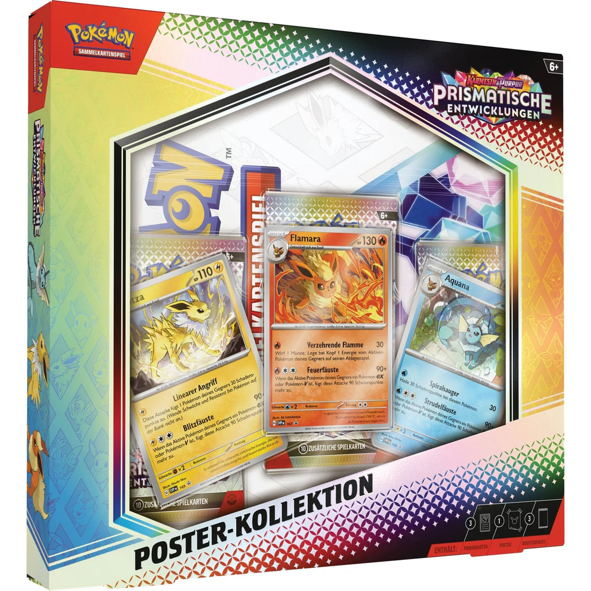 Karmesin & Purpur Prismatische Entwicklungen Poster Kollektion (DE)